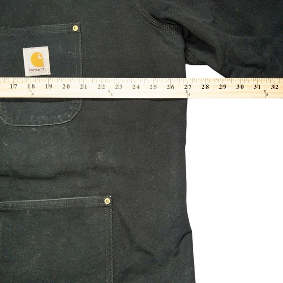 Vintage Carhartt Blanket Lined Chore Jacket Mens 46r Workwear Western Farm - Picture 6 of 8